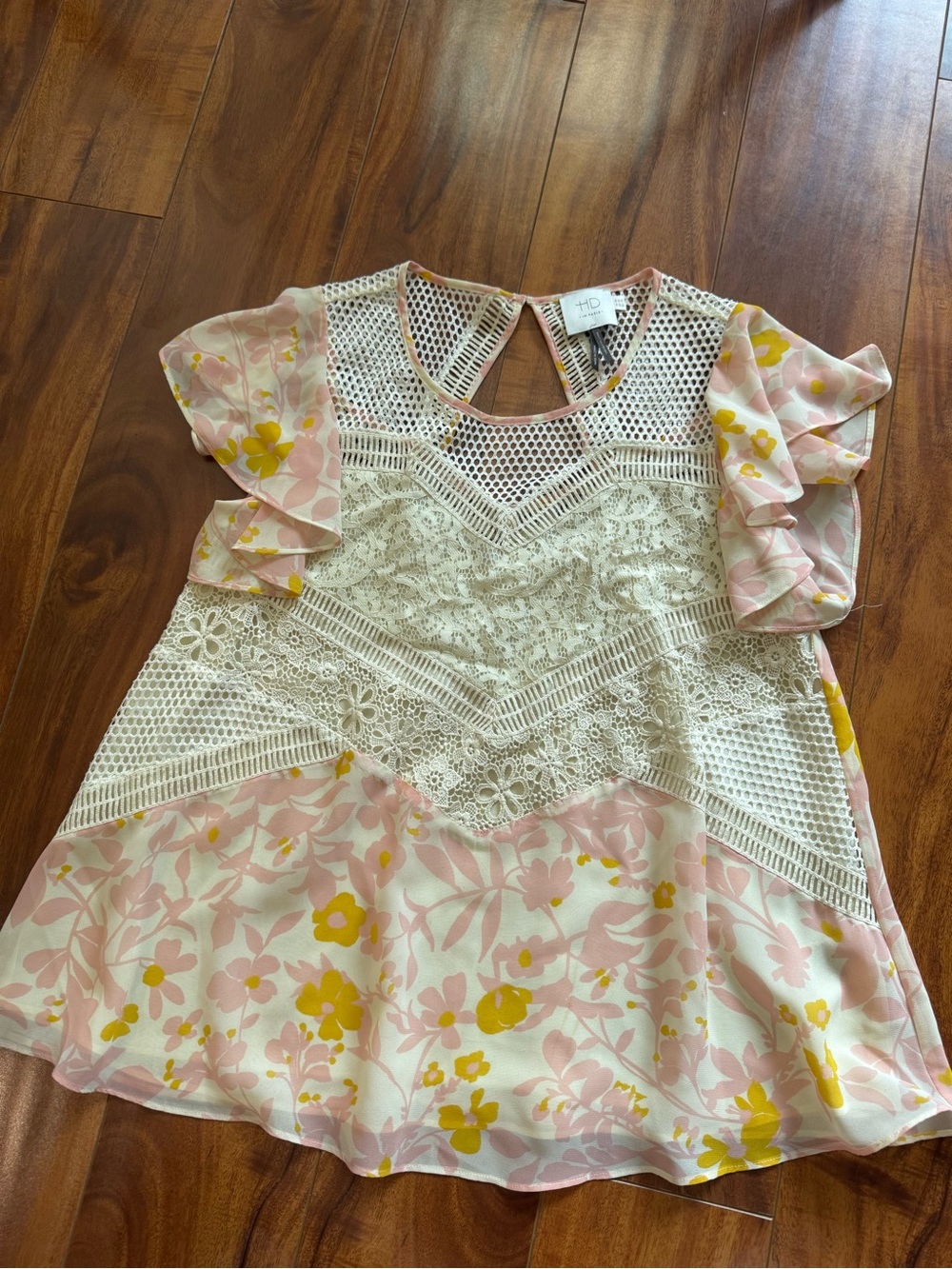 HD Designs floral blouse